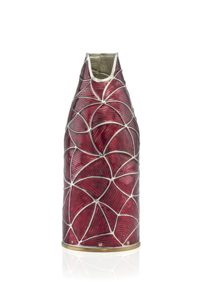 Detail of Ruby Champagne Bottle Cover