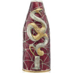 Detail of Ruby Champagne Bottle Cover