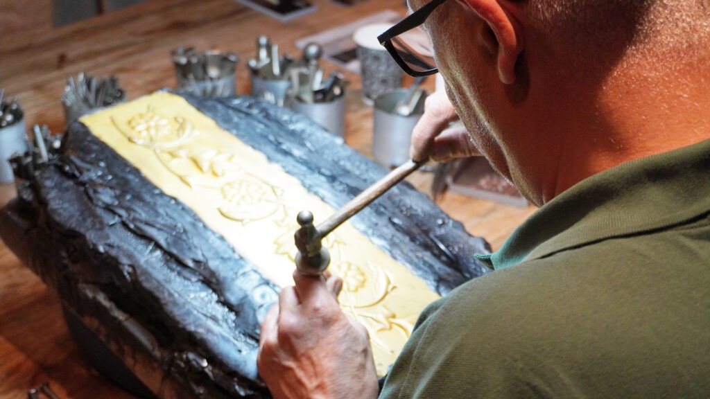 k-Over Master Craftsman who works with precious metals