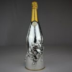 Front of the Champagne bottle cover "Wall Street"