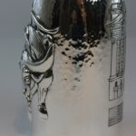 Detail of the Champagne bottle cover "Wall Street"