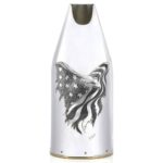 American Eagle Champagne Bottle Cover detail of craftsmanship